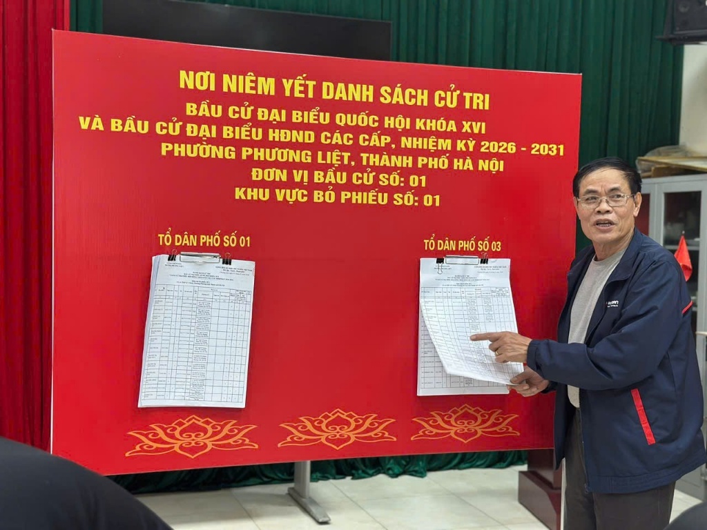 CHI BỘ, TỔ DÂN PHỐ 1 PHƯỜNG PHƯƠNG LIỆT NÁO NỨC CHUẨN BỊ CHO NGÀY BẦU CỬ 15-3-2026- Ảnh 4.