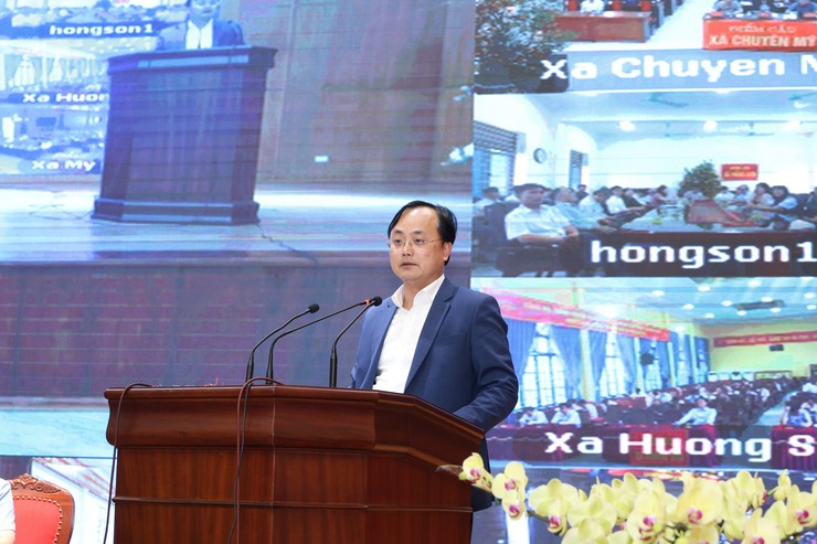 Ứng cử viên Đại biểu Quốc hội (Đơn vị bầu cử số 8) tiếp xúc cử tri báo cáo chương trình hành động và thực hiện vận động bầu cử- Ảnh 4.