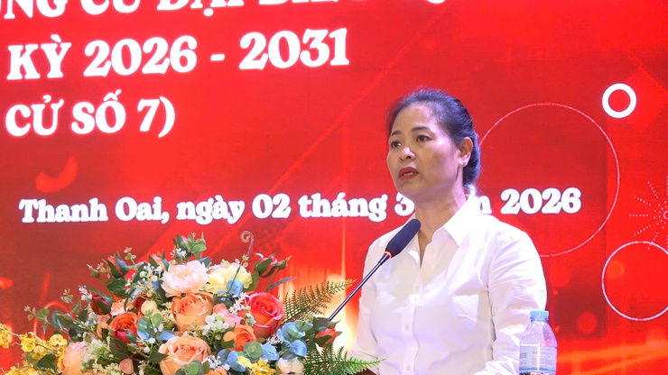 Ứng cử viên đại biểu Quốc hội khóa XVI (đơn vị số 7 thành phố Hà Nội) tiếp xúc cử tri vận động bầu cử- Ảnh 7.