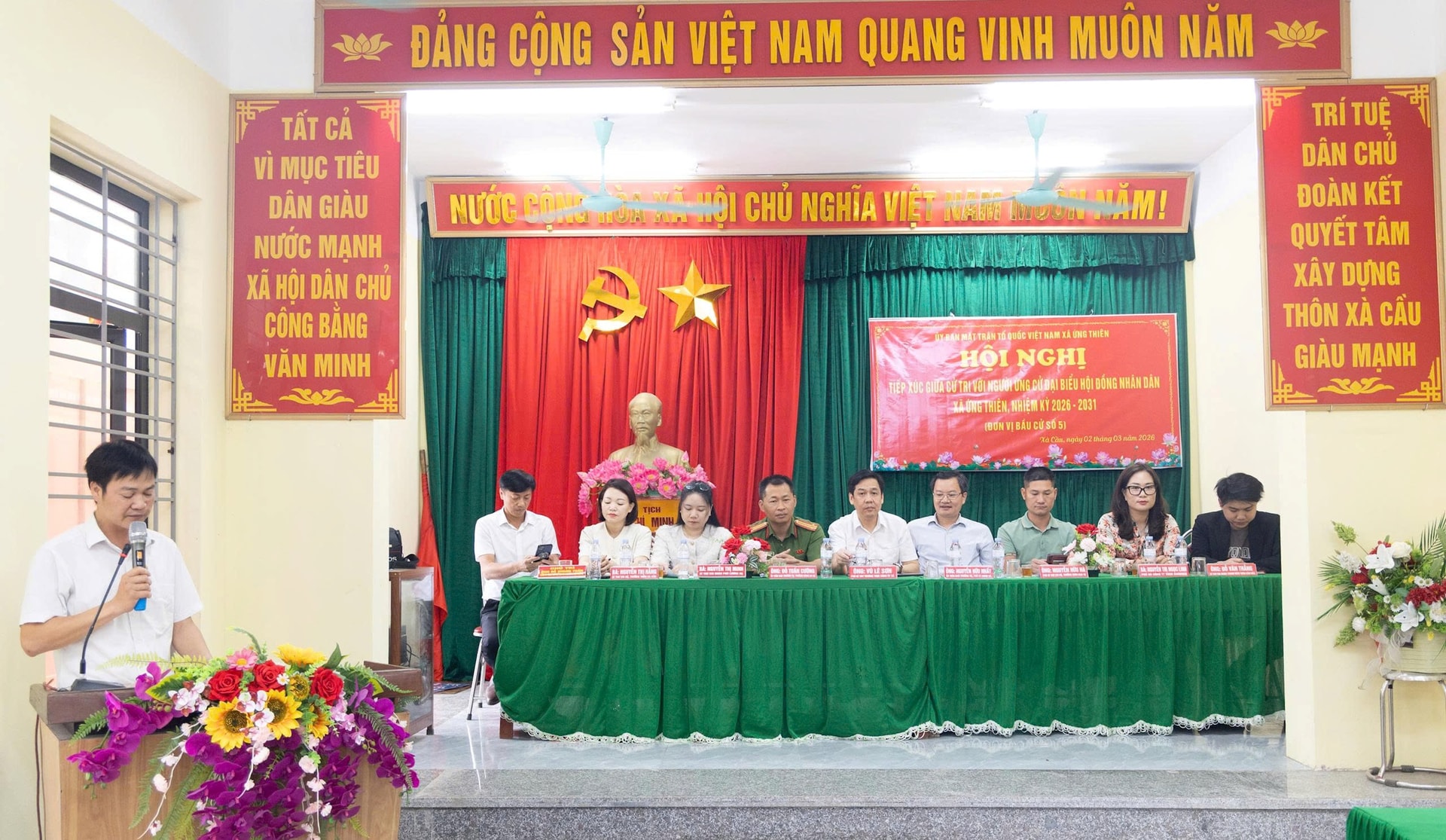 Cử tri Ứng Thiên gửi gắm nhiều kỳ vọng tại buổi tiếp xúc ứng cử viên HĐND xã- Ảnh 9.