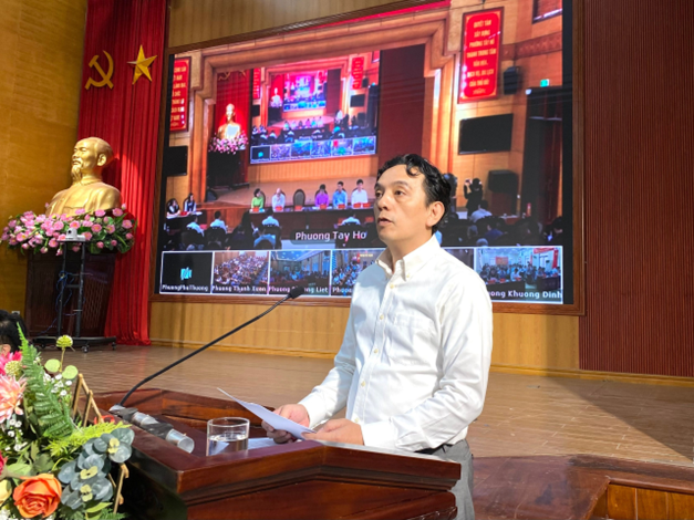 Ứng cử viên đại biểu Quốc hội khoá XVI tiếp xúc cử tri tại Đơn vị bầu cử số 2, thành phố Hà Nội.- Ảnh 5.