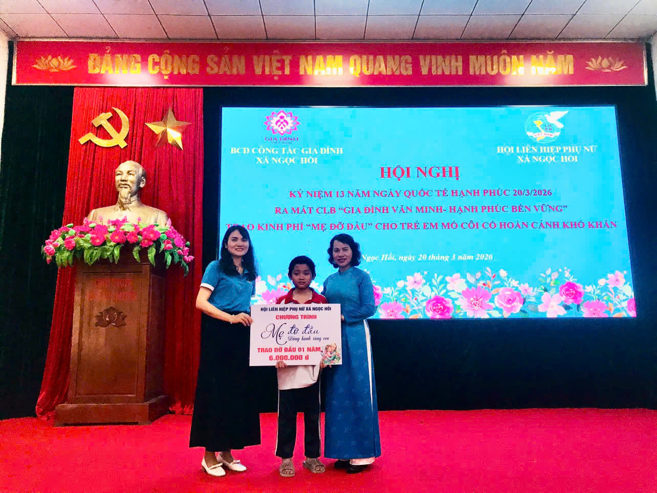 PHÁT HUY GIÁ TRỊ GIA ĐÌNH VIỆT: XÃ NGỌC HỒI KỶ NIỆM NGÀY QUỐC TẾ HẠNH PHÚC VÀ RA MẮT CLB GIA ĐÌNH VĂN MINH, HẠNH PHÚC BỀN VỮNG, TỌA ĐÀM VỀ GIỮ GÌN GIÁ TRỊ VĂN HÓA GIA ĐÌNH- Ảnh 3.