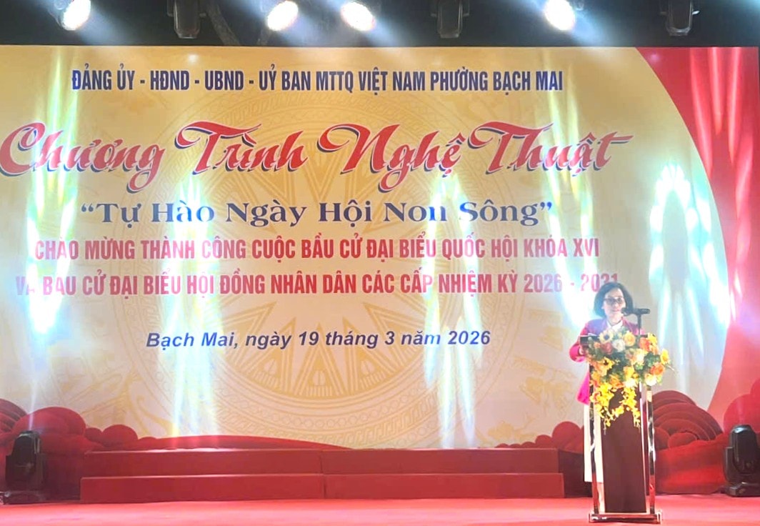 Phường Bạch Mai: đặc sắc chương trình nghệ thuật "Tự hào ngày hội non sông"- Ảnh 4.