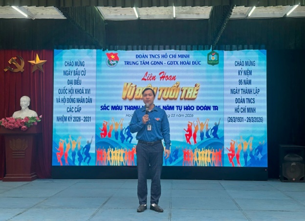 Rộn ràng khí thế thi đua chào mừng kỷ niệm 95 năm Ngày thành lập Đoàn TNCS Hồ Chí Minh (26/3/1931 - 26/3/2026) tại các nhà trường trên địa bàn xã Hoài Đức

- Ảnh 1.