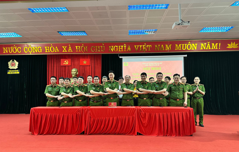 Cụm thi đua số 16- Công an Thành phố Hà Nội ký kết giao ước thi đua- Ảnh 5.