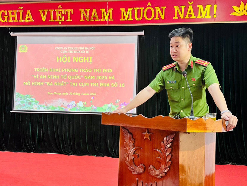 Cụm thi đua số 16- Công an Thành phố Hà Nội ký kết giao ước thi đua- Ảnh 4.