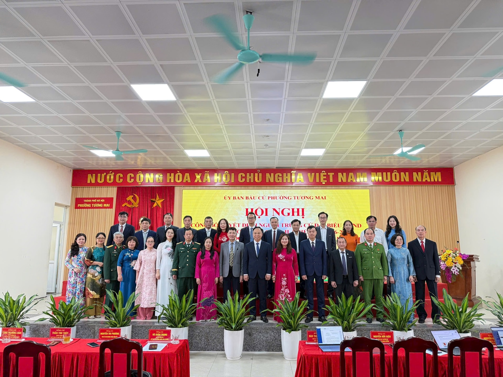 Phường Tương Mai công bố kết quả bầu đại biểu HĐND phường- Ảnh 2.