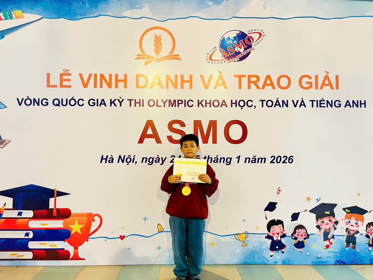 CẬU HỌC TRÒ ĐAM MÊ CHINH PHỤC CÁC KÌ THI QUỐC TẾ LƯU KIẾN MINH – HỌC SINH LỚP 2A2 TRƯỜNG TIỂU HỌC THỊNH LIỆT – MỘT TẤM GƯƠNG TIÊU BIỂU TRONG HỌC TẬP- Ảnh 4.