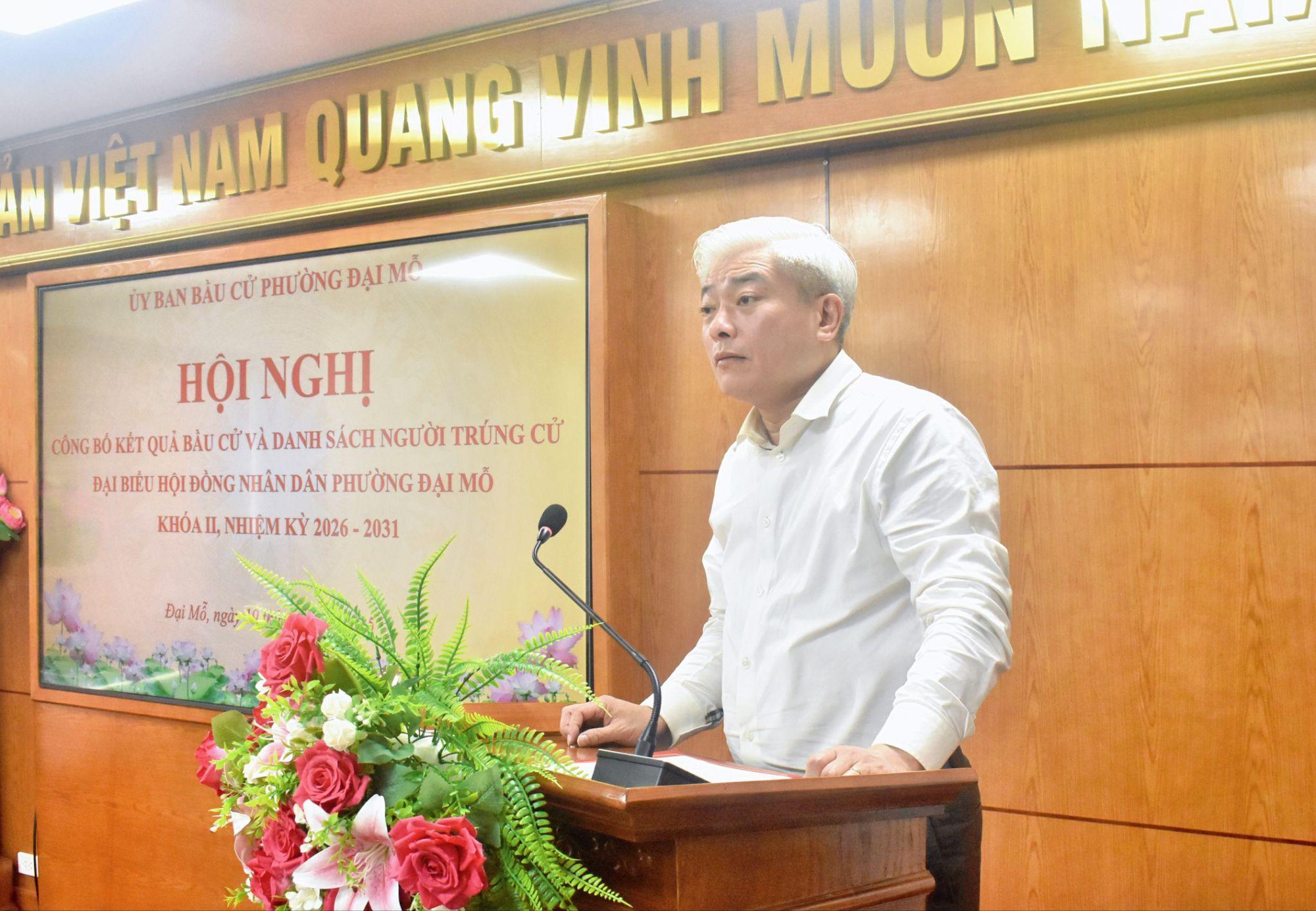 Phường Đại Mỗ công bố kết quả bầu cử đại biểu HĐND phường- Ảnh 4.