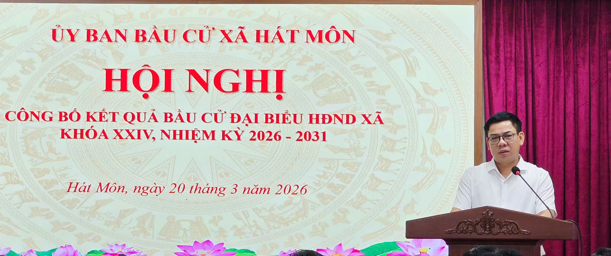 XÃ HÁT MÔN CÔNG BỐ KẾT QUẢ BẦU CỬ- Ảnh 2.