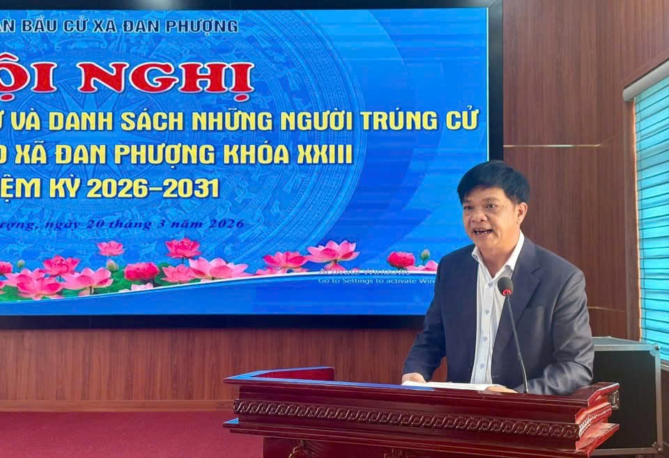 Xã Đan Phượng công bố kết quả bầu cử đại biểu HĐND xã nhiệm kỳ 2026-2031.- Ảnh 2.