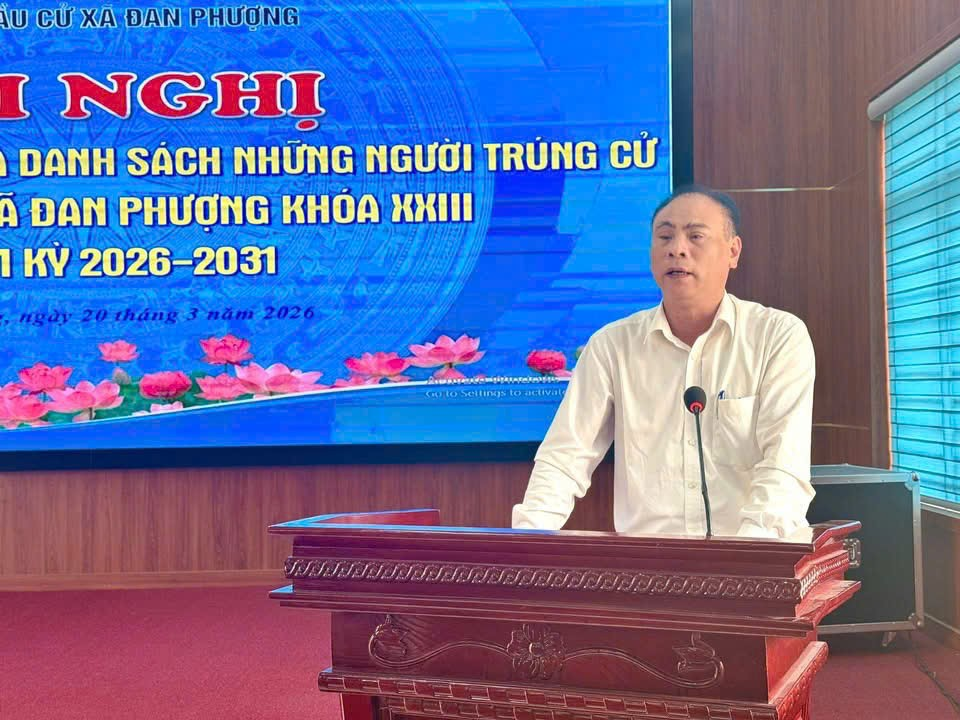 Xã Đan Phượng công bố kết quả bầu cử đại biểu HĐND xã nhiệm kỳ 2026-2031.- Ảnh 3.
