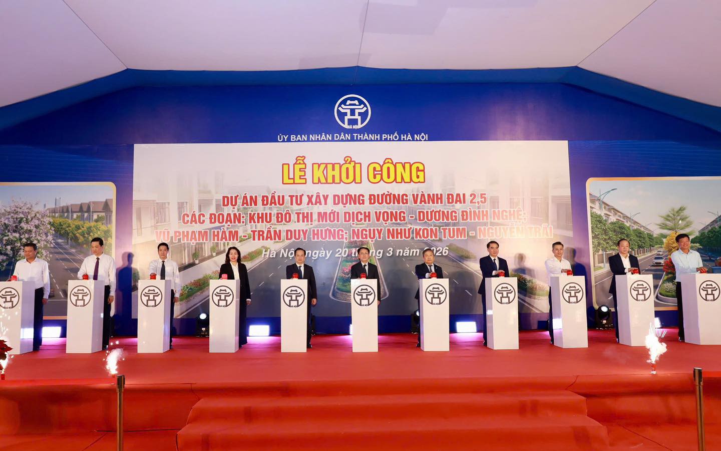 Khởi công 3 đoạn cuối cùng của đường Vành đai 2,5