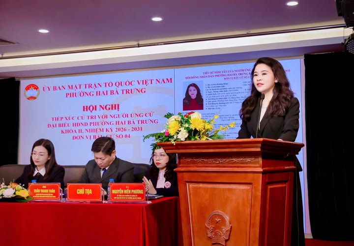 Đồng chí Chu Hồng Minh - Thành ủy viên, Bí thư Đảng ủy, Chủ tịch Hội đồng nhân dân phường Hai Bà Trưng tái đắc cử đại biểu HĐND thành phố Hà Nội khóa XVII, nhiệm kỳ 2026-2031.- Ảnh 1.