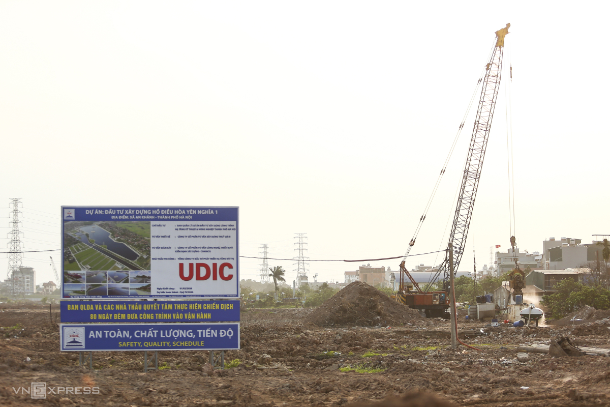 Bảy hồ chống ngập gấp rút thi công ở Hà Nội- Ảnh 12.