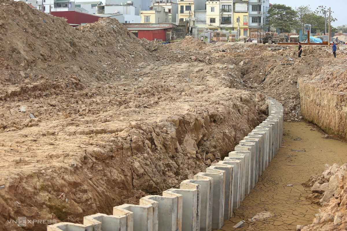 Bảy hồ chống ngập gấp rút thi công ở Hà Nội- Ảnh 15.