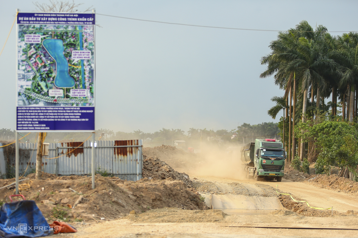 Bảy hồ chống ngập gấp rút thi công ở Hà Nội- Ảnh 17.