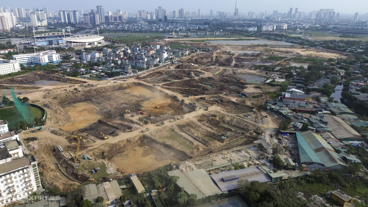 Bảy hồ chống ngập gấp rút thi công ở Hà Nội- Ảnh 6.