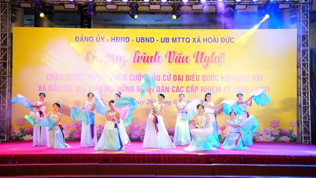 Hoài Đức rộn ràng đêm văn nghệ chào mừng thành công cuộc bầu cử- Ảnh 10.