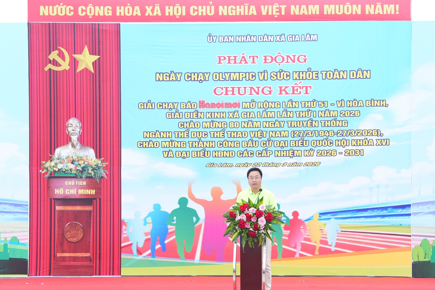 Gia Lâm phát động Ngày chạy Olympic vì sức khỏe toàn dân năm 2026- Ảnh 3.