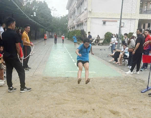 A person running in the air  AI-generated content may be incorrect.