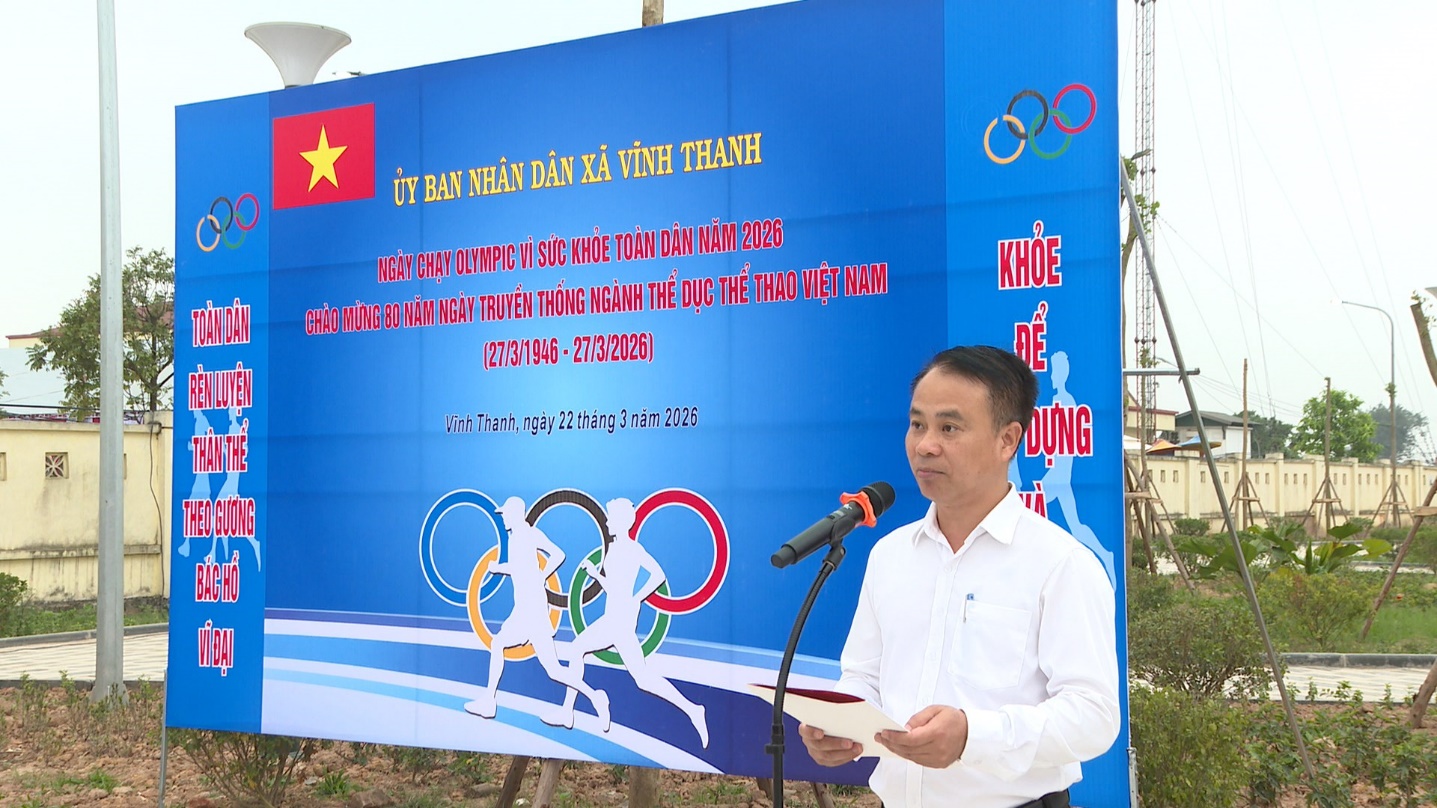 VĨNH THANH SÔI NỔI LỄ PHÁT ĐỘNG NGÀY CHẠY OLYMPIC VÌ SỨC KHỎE TOÀN DÂN NĂM 2026- Ảnh 3.