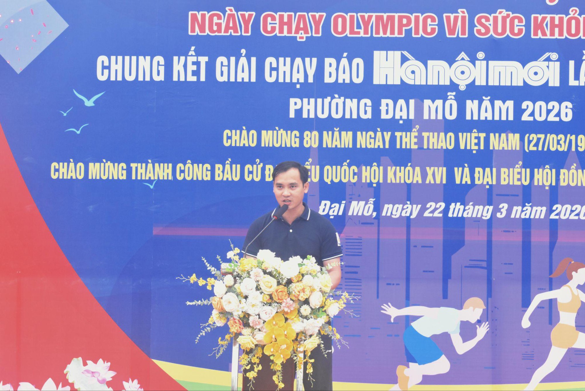 Phường Đại Mỗ tổ chức "Ngày chạy Olympic vì sức khỏe toàn dân và Chung kết Giải chạy Báo Hà nội mới - Vì hoà bình năm 2026- Ảnh 4.