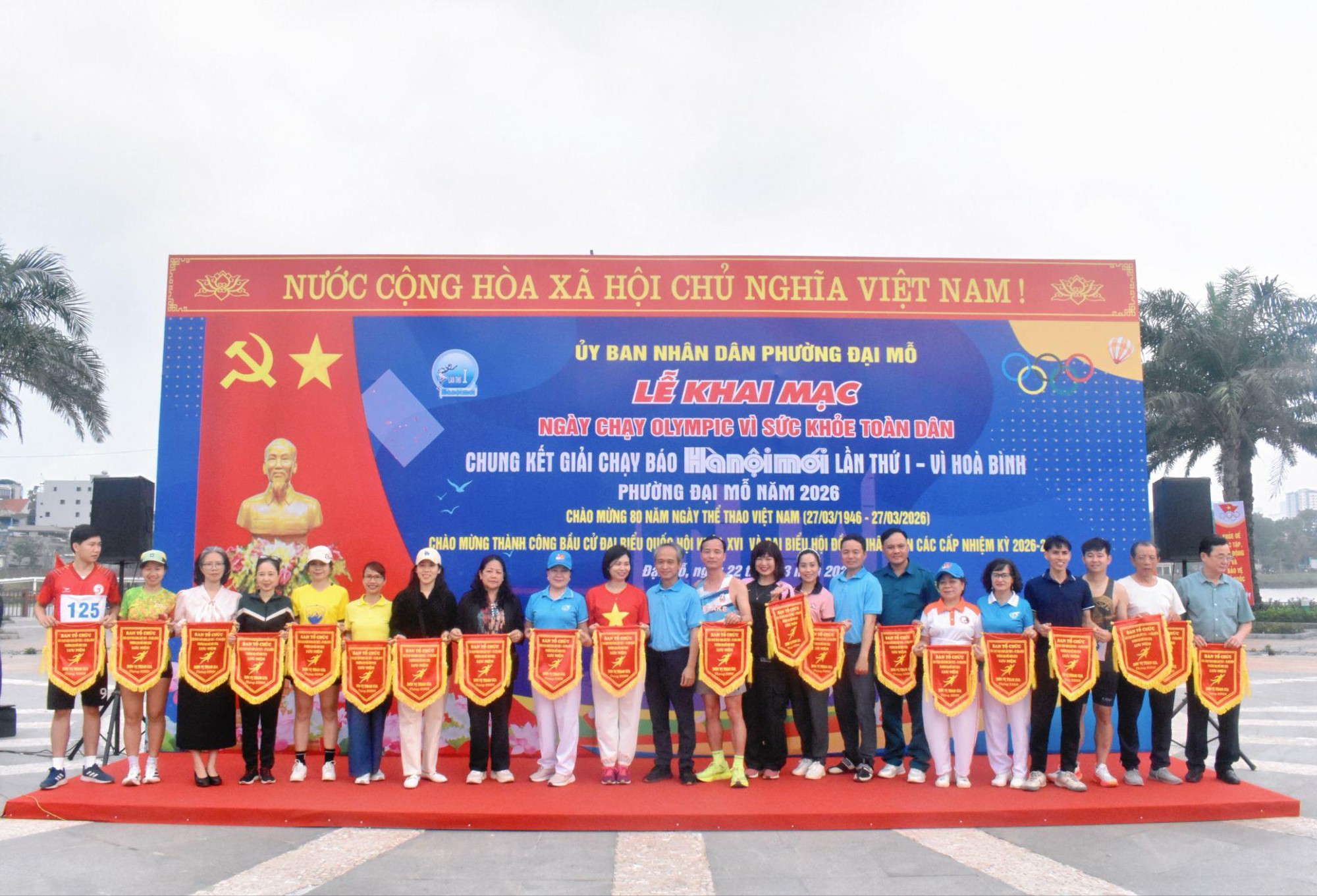 Phường Đại Mỗ tổ chức "Ngày chạy Olympic vì sức khỏe toàn dân và Chung kết Giải chạy Báo Hà nội mới - Vì hoà bình năm 2026- Ảnh 7.