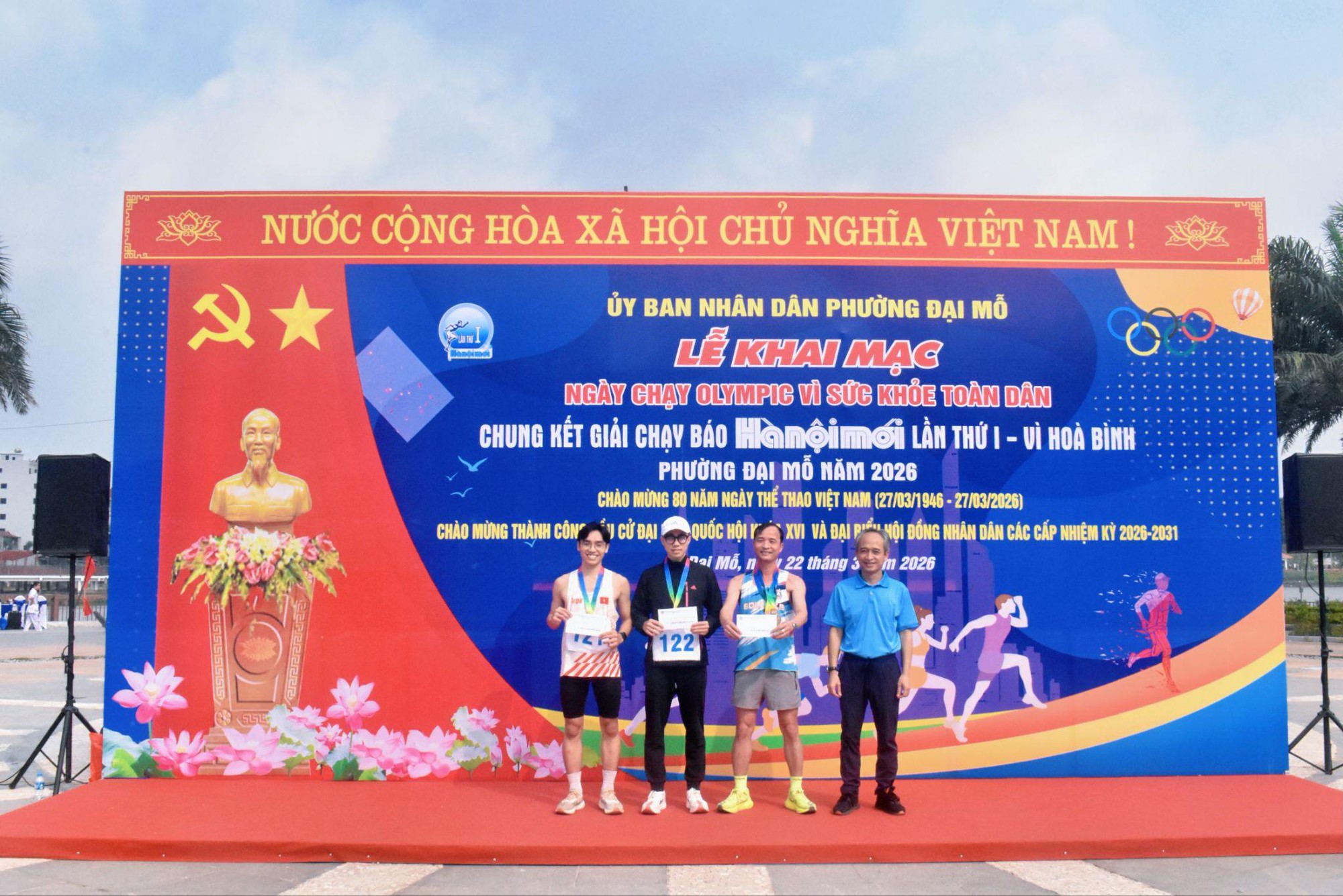 Phường Đại Mỗ tổ chức "Ngày chạy Olympic vì sức khỏe toàn dân và Chung kết Giải chạy Báo Hà nội mới - Vì hoà bình năm 2026- Ảnh 11.