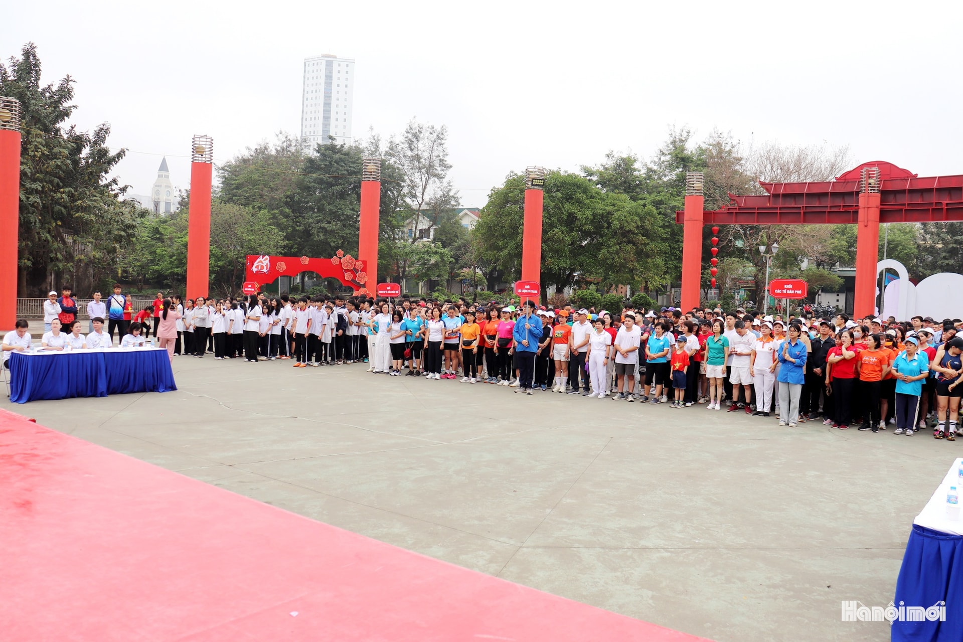 Kiến Hưng sôi động Ngày chạy Olympic vì sức khỏe toàn dân 2026- Ảnh 3.