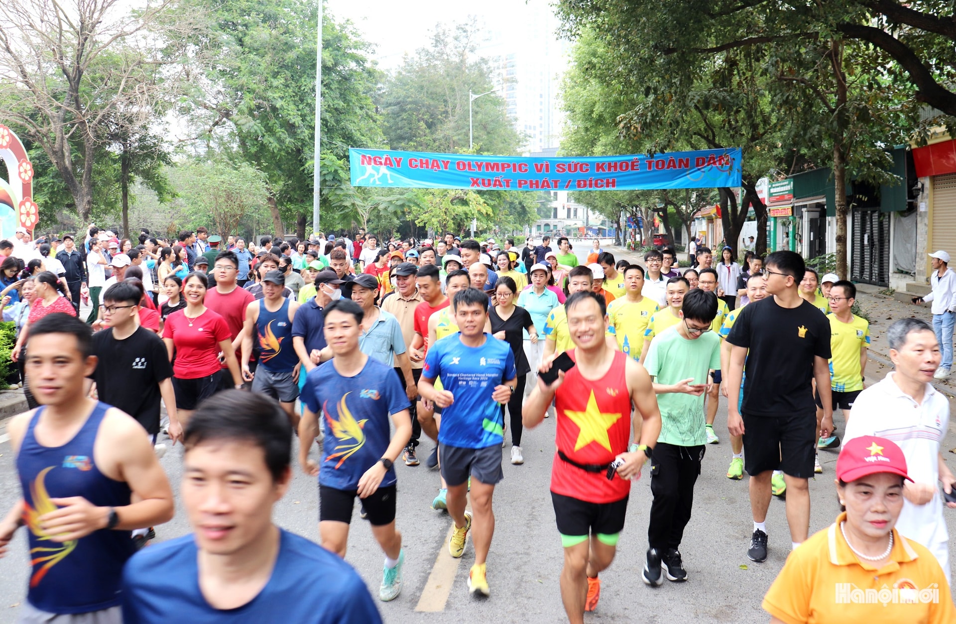 Kiến Hưng sôi động Ngày chạy Olympic vì sức khỏe toàn dân 2026- Ảnh 7.