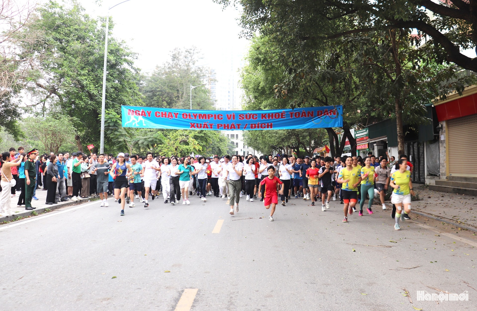 Kiến Hưng sôi động Ngày chạy Olympic vì sức khỏe toàn dân 2026- Ảnh 6.