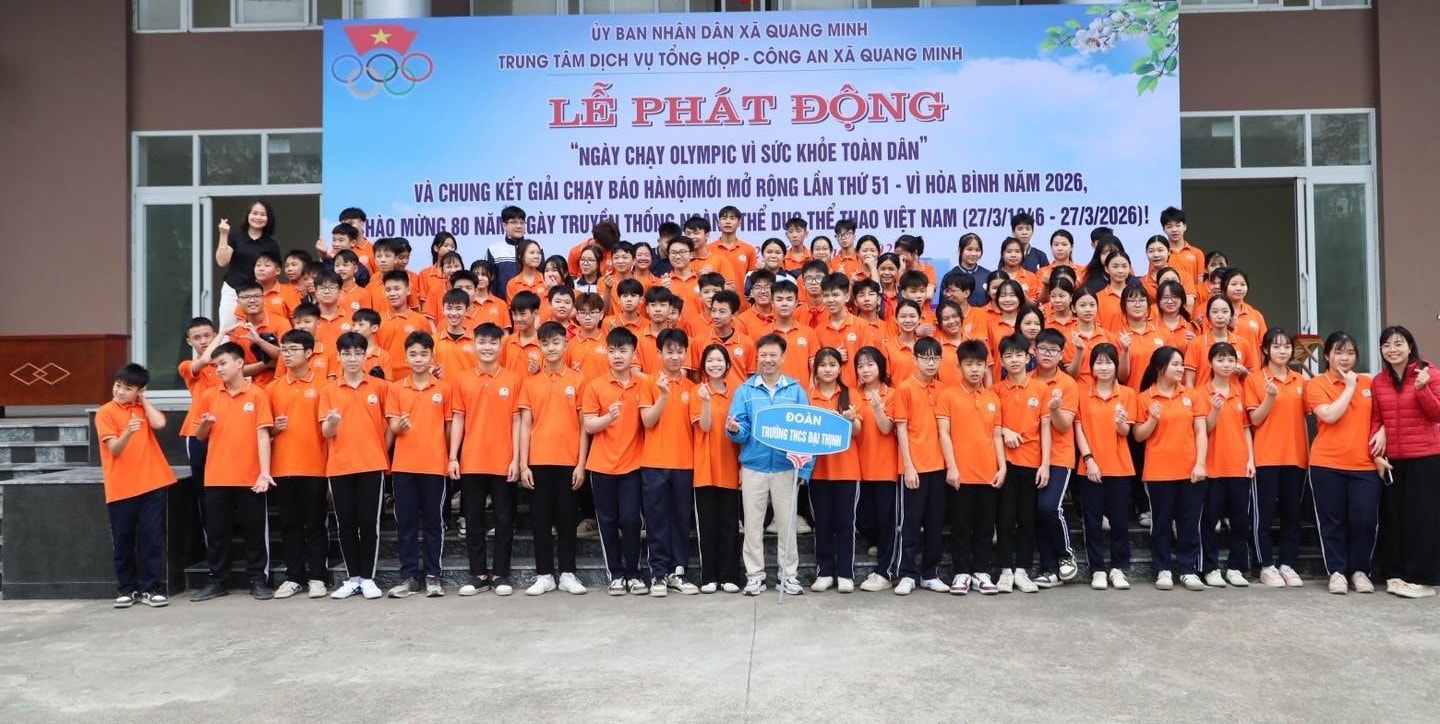600 vận động viên tham gia “Ngày chạy Olympic vì sức khỏe toàn dân” năm 2026 tại xã Quang Minh- Ảnh 3.