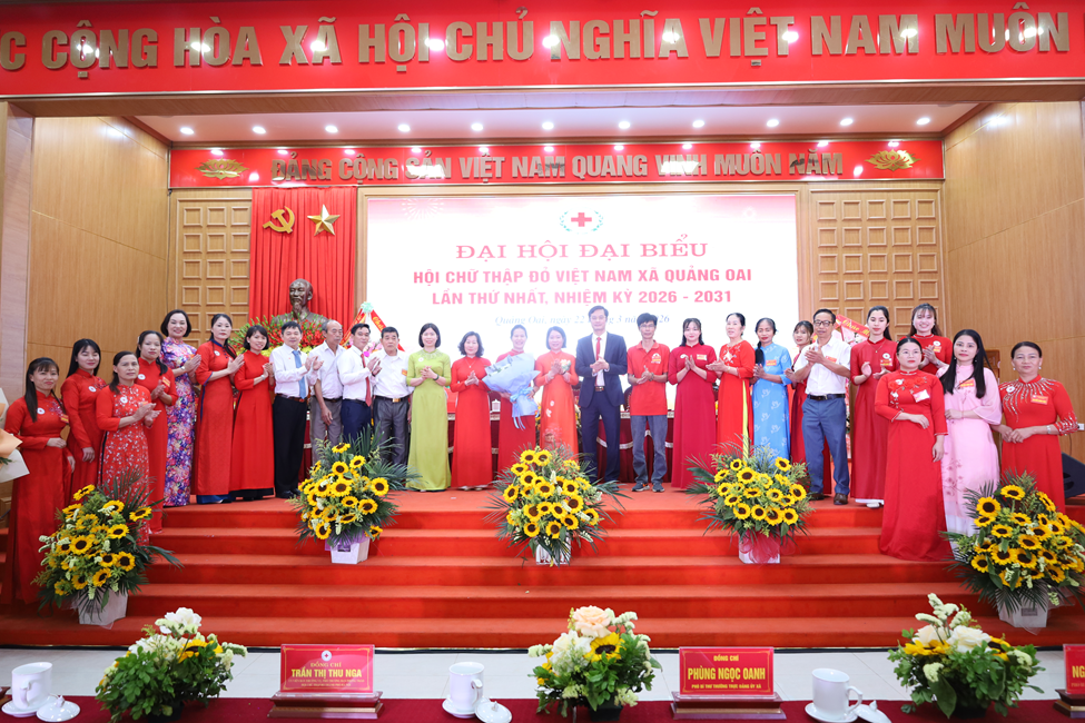 Đại hội Hội Chữ thập đỏ xã Quảng Oai lần thứ I, nhiệm kỳ 2026–2031 thành công tốt đẹp- Ảnh 2.