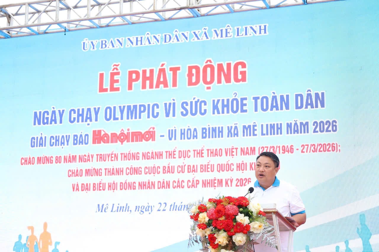 Mê Linh phát động Ngày chạy Olympic vì sức khỏe toàn dân năm 2026- Ảnh 2.