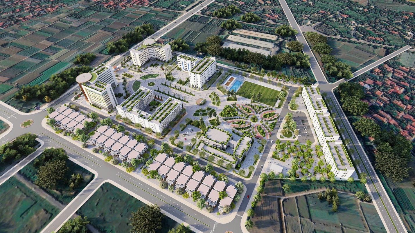 Xã Mê Linh tổ chức hội nghị lấy ý kiến cộng đồng dân cư về đồ án điều chỉnh cục bộ Quy hoạch tổng mặt bằng tỷ lệ 1/500 Trường Đại học Tài chính Ngân hàng Hà Nội- Ảnh 2.