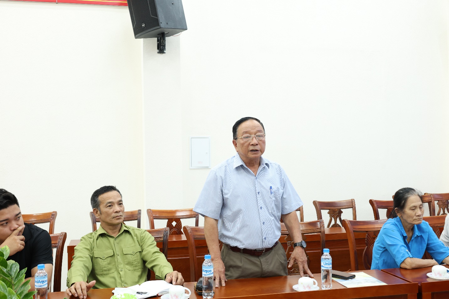 Xã Mê Linh tổ chức hội nghị lấy ý kiến cộng đồng dân cư về đồ án điều chỉnh cục bộ Quy hoạch tổng mặt bằng tỷ lệ 1/500 Trường Đại học Tài chính Ngân hàng Hà Nội- Ảnh 3.