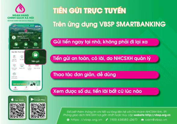 Tiền gửi trực tuyến NHCSXH – Giải pháp tích lũy an toàn ngay trên điện thoại- Ảnh 1.