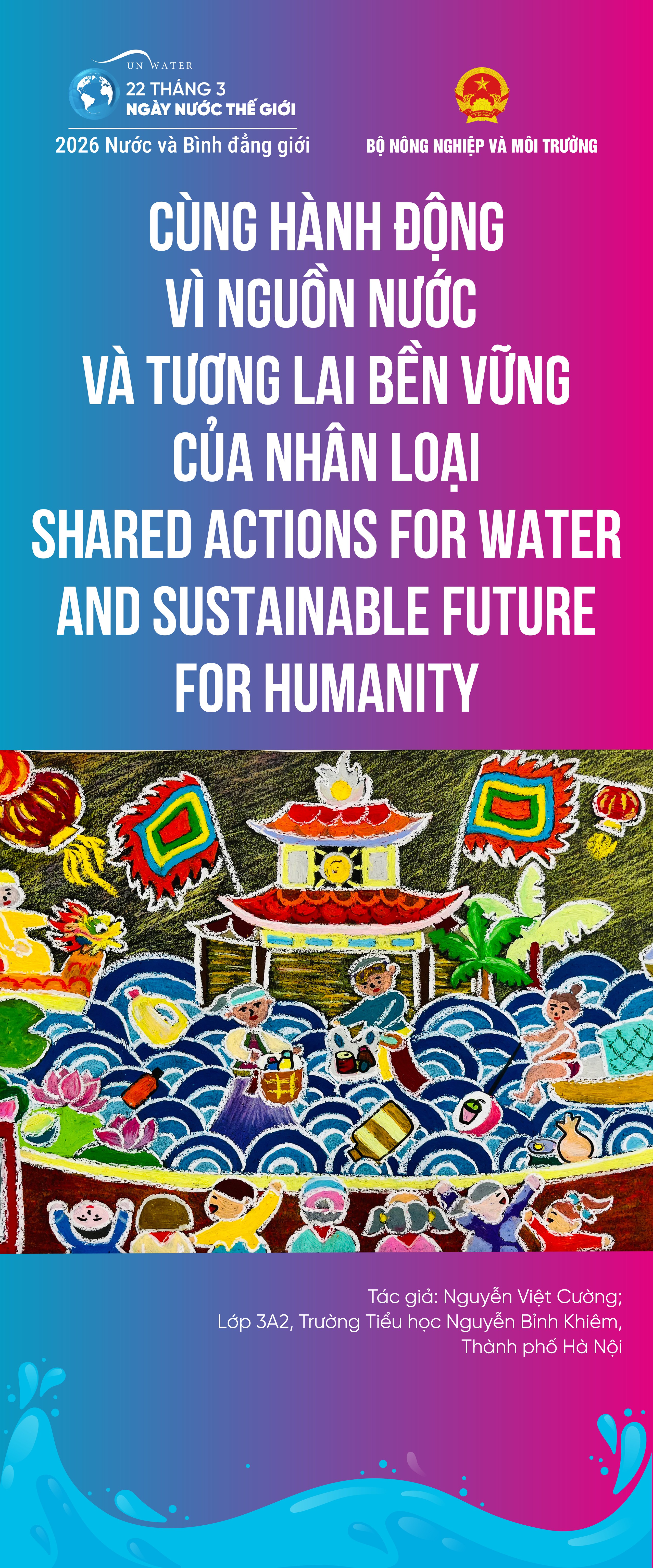 Phường Việt Hưng hưởng ứng Ngày Nước thế giới 22/3 và Ngày Khí tượng thế giới 23/3 năm 2026- Ảnh 3.