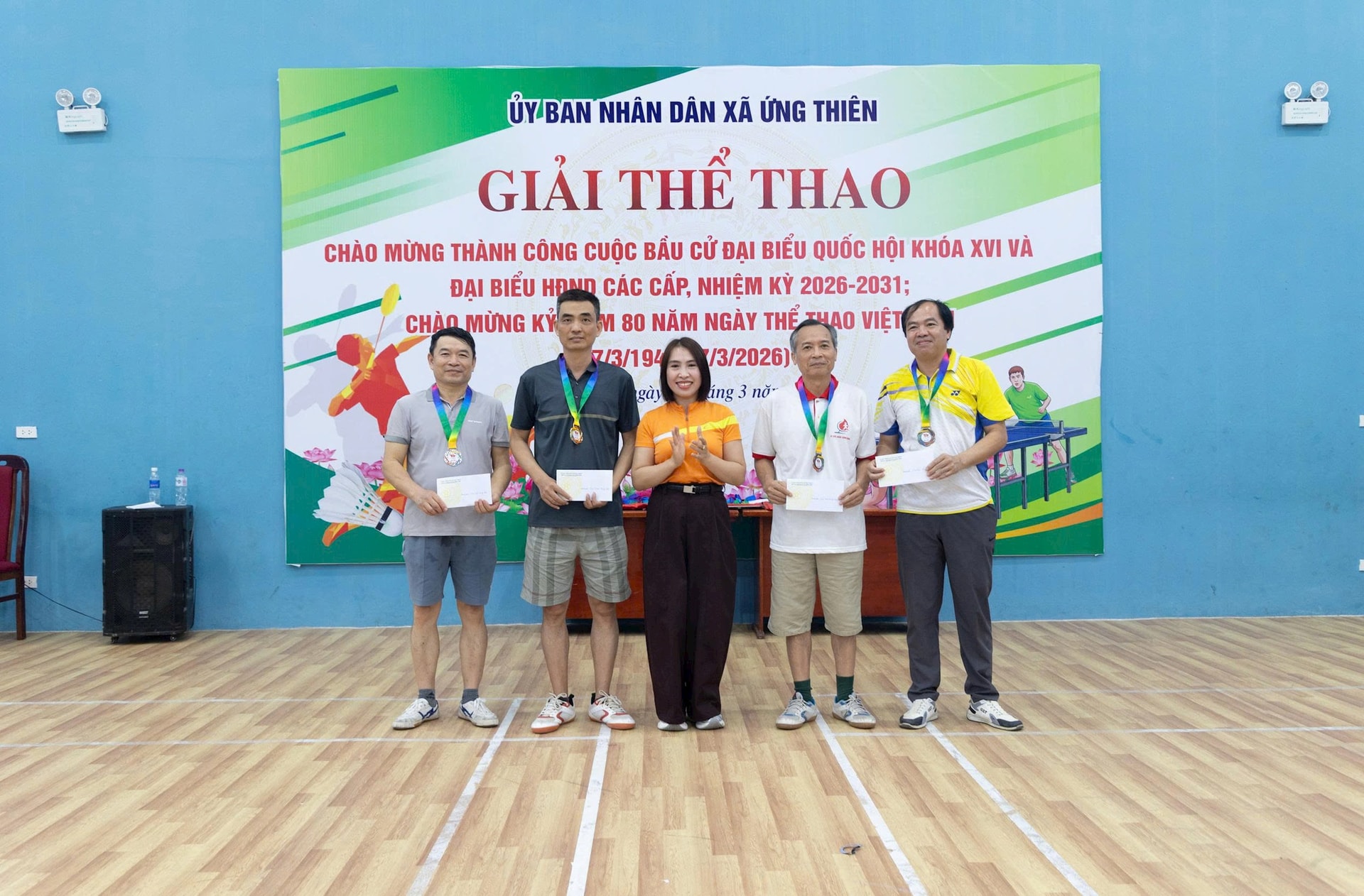 Xã Ứng Thiên sôi nổi giải thể thao chào mừng các sự kiện lớn- Ảnh 5.