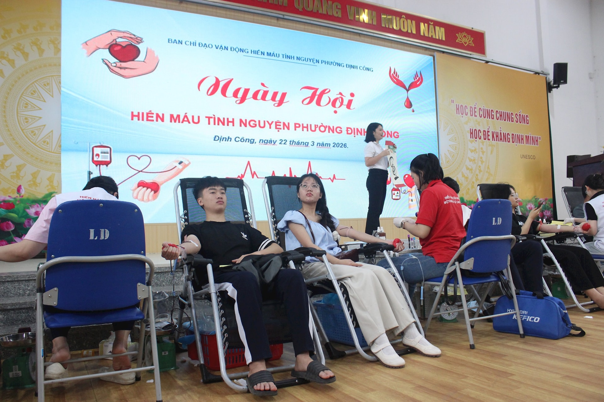Phường Định Công lan tỏa phong trào hiến máu tình nguyện từ cơ sở- Ảnh 3.