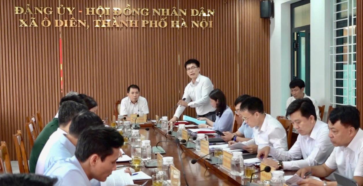 Hội nghị ban chấp hành Đảng ủy xã Ô Diên lần thứ 07 nhiệm kỳ 2025-2030 xem xét, quyết định nhiều nội dung quan trọng- Ảnh 2.