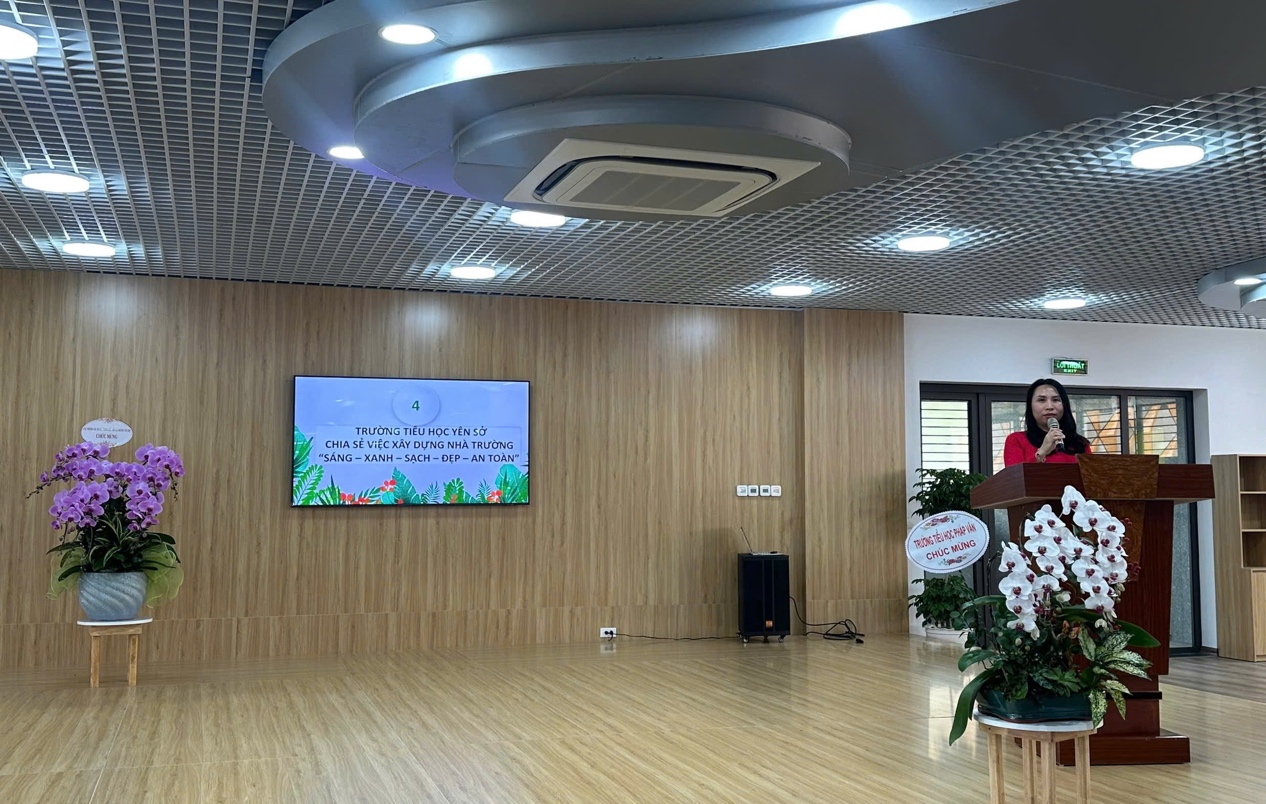 CHƯƠNG TRÌNH GIAO LƯU "NHÀ TRƯỜNG CÙNG CHUNG TAY PHÁT TRIỂN - THẦY CÔ CÙNG CHIA SẺ TRÁCH NHIỆM" GIỮA CÁC TRƯỜNG TIỂU HỌC TRÊN ĐỊA BÀN CÁC PHƯỜNG HOÀNG MAI, TƯƠNG MAI, YÊN SỞ- Ảnh 2.