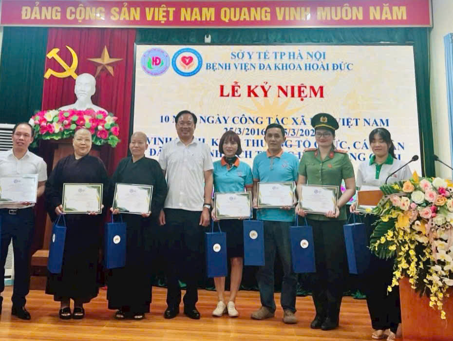 Bệnh viện đa khoa Hoài Đức tổ chức Lễ kỷ niệm 10 năm Ngày thành lập Công tác xã hội Việt Nam (25/3/2016 - 25/3/2026).- Ảnh 1.