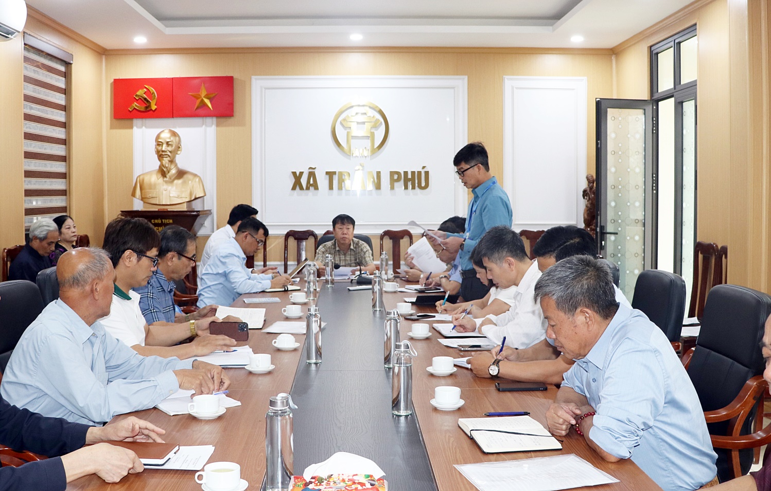 UBND xã Trần Phú tổ chức hội nghị nghe báo cáo công tác chuẩn bị lễ hội năm 2026- Ảnh 1.