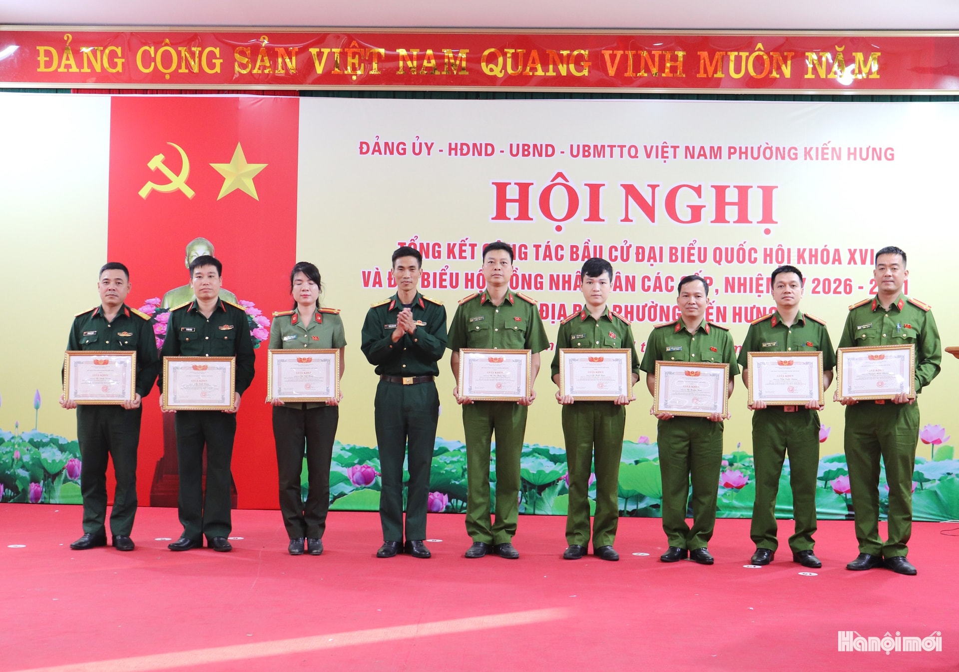 Kiến Hưng tổng kết công tác bầu cử, tỷ lệ cử tri đi bầu đạt 99,67%- Ảnh 9.