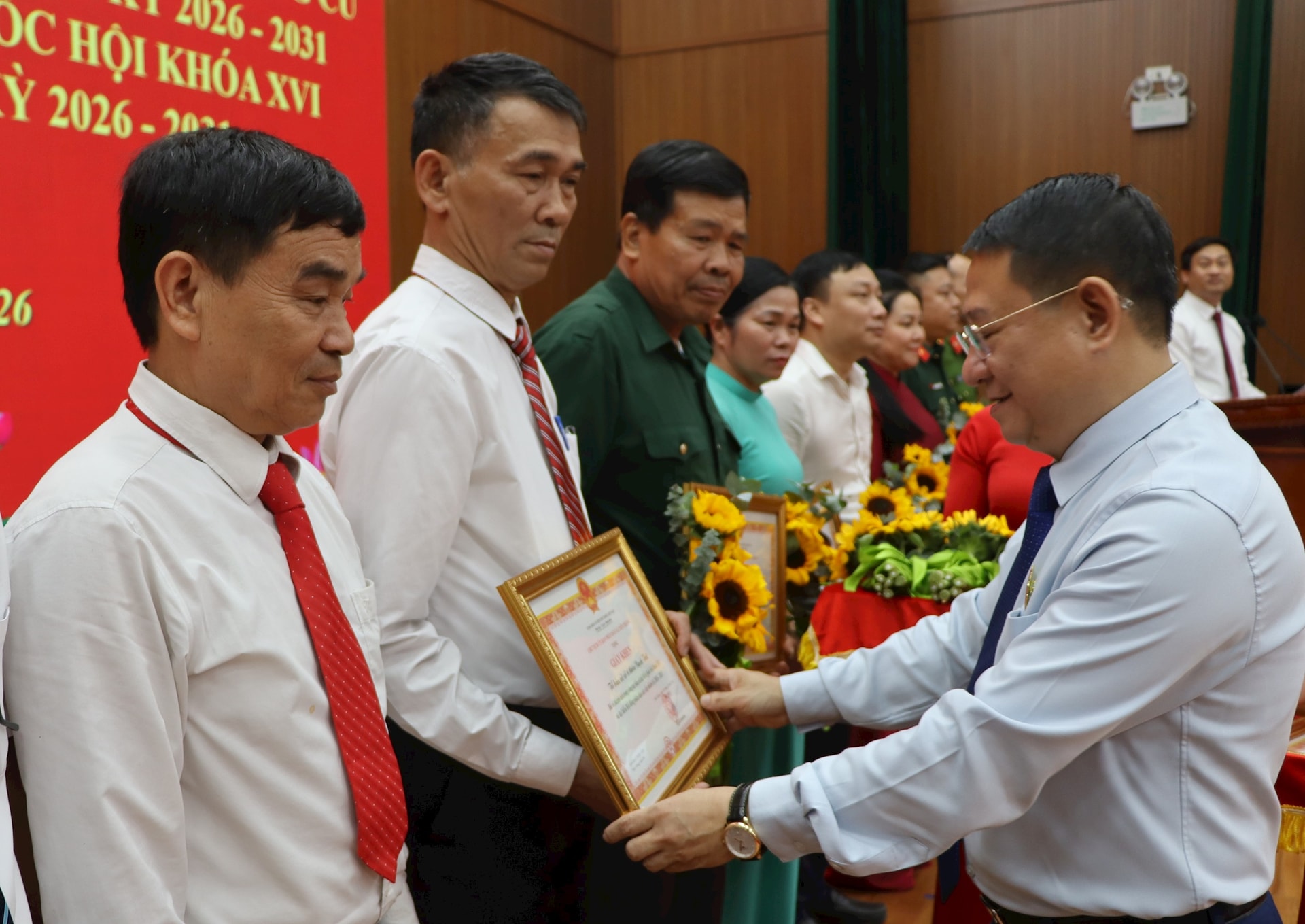 Tiếp tục đẩy mạnh tuyên truyền kết quả cuộc bầu cử tại xã Tiến Thắng- Ảnh 1.