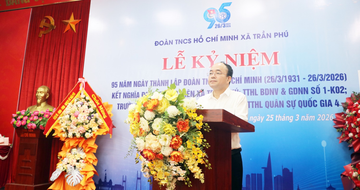 Đoàn thanh niên xã Trần Phú: tổ chức Lễ kỷ niệm 95 năm Ngày thành lập Đoàn TNCS Hồ Chí Minh và ký kết nghĩa giữa các đơn vị Đoàn- Ảnh 5.