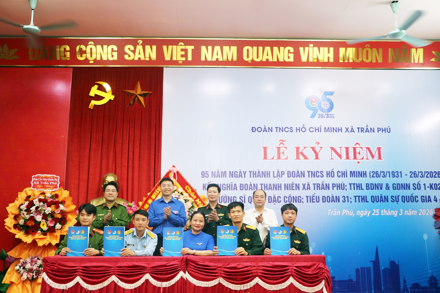Đoàn thanh niên xã Trần Phú: tổ chức Lễ kỷ niệm 95 năm Ngày thành lập Đoàn TNCS Hồ Chí Minh và ký kết nghĩa giữa các đơn vị Đoàn- Ảnh 6.