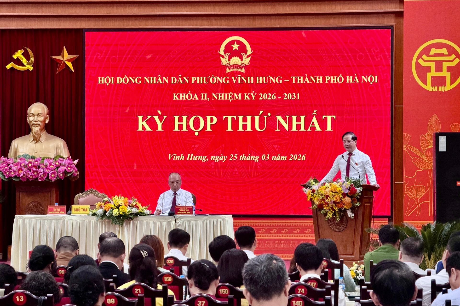 Đồng chí Nguyễn Đức Dũng giữ chức Chủ tịch HĐND phường Vĩnh Hưng- Ảnh 1.